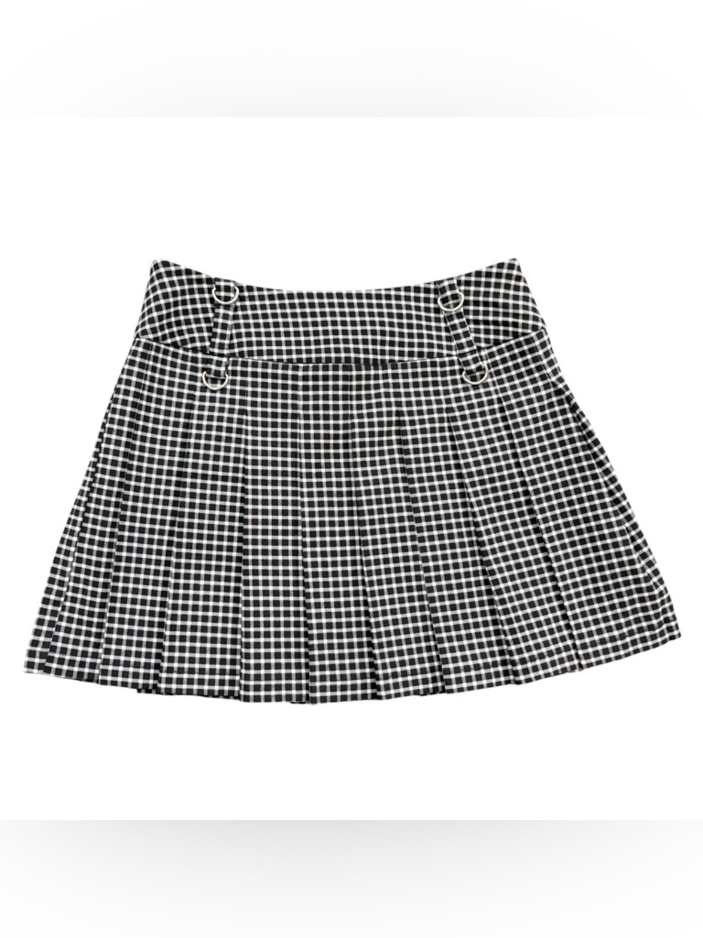 NWT F21 Forever 21 Plaid Pleated Skirt Large